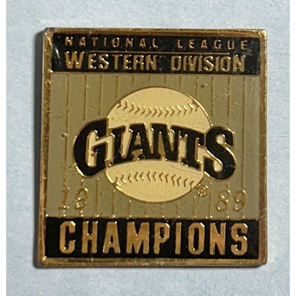 1989 San Francisco Giants League Western Division Champions Pin - Picture 1 of 2
